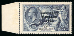 Stamp of Ireland » 1935 Re-Engraved Overprints (T75-T77) 10s indigo, mint nh left sheet marginal single, fresh,