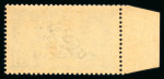 Stamp of Ireland » 1935 Re-Engraved Overprints (T75-T77) 10s indigo, mint nh left sheet marginal single, fresh,