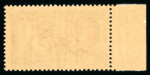 Stamp of Ireland » 1935 Re-Engraved Overprints (T75-T77) 2s6ds chocolate, mint nh left sheet marginal single, showing flat-tailed "9" from R8/1