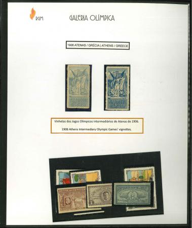 Stamp of Olympics » Collections & Miscellaneous Lots Vignettes: 1906-32, small group of vignettes/cinderellas/publicity stamps