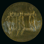 Stamp of Olympics » 1920 Antwerp 1920 Antwerp participation medal, engraved with the name of Hubert Lafortune who won silver in the Gymnastics