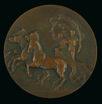 Stamp of Olympics » 1948 London 1948 London participation medal, very fine, plus two British equestrian supporter badges
