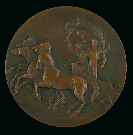 Stamp of Olympics » 1948 London 1948 London participation medal, very fine, plus two British equestrian supporter badges