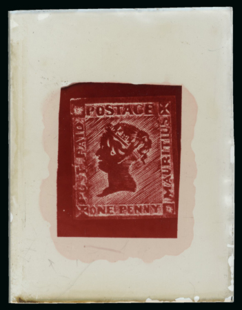 Stamp of Mauritius » 1847 Post Office Issue (SG 1-2) Mauritius – 1848 “Post Paid” 1d, a spectacular assembly of 12 items