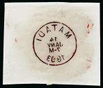 Stamp of Sperati Belgian Congo – 1887-94 Second issue 10fr, one glass support cliché