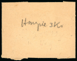 Stamp of Sperati Hungary – 1871 2kr reversed image impression in black