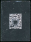 Stamp of Sperati British East Africa – 1890-94 4a, reversed image impression on celluloid