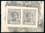 Stamp of Spanish Colonies » Rio de Oro Spanish Colonies, Río de Oro – 1907 4p in se-tenant pair with 3p