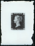 Stamp of Great Britain » 1840 1d Black V. R. Official Great Britain – 1840 Penny Black Official VR, an incomparable group