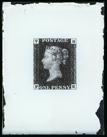 Stamp of Great Britain » 1840 1d Black V. R. Official Great Britain – 1840 Penny Black Official VR, an incomparable group