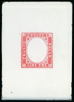 Stamp of Sperati Italian States, Sardinia – 1851-63 issue 3l, two support clichés