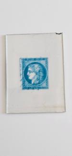 Stamp of Sperati France – 1849 Ceres first issue, a very impressive range of eleven glass clichés
