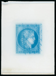 Stamp of Sperati France – 1849 Ceres first issue, a very impressive range of eleven glass clichés
