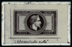 Stamp of Sperati France, Laureated Empire – 5fr, a group of six production elements