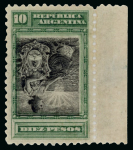 Stamp of Large Lots and Collections Argentina: 1899-1903 "Liberty Seated" Issue. An outstanding exhibit.