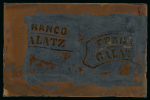 Stamp of Romania » King Carol 1871 - "With Beard" Imperforate Romania – 1871 10b issue, two glass clichés in black
