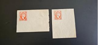 Stamp of Spain Spain – 1851 2r, a small lot of Sperati production materials for only the 1851 2r