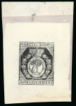 Stamp of Spain » Spain Local Issues Spain, Local Post Madrid – 1853 3cu, three items, one trial exposure