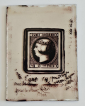 Stamp of Sperati Spain – 1852 Isabella issue, 2r, 5r, 6r, five glass clichés and one celluloid