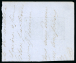Stamp of Spanish Colonies » Rio de Oro Spanish Colonies, Río de Oro – 1907 4p in se-tenant pair with 3p, three trial proofs with impression in black on paper, one impression painted black around the area of design to concentrate the light, also an impression