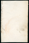 Stamp of Sperati Brazil – 1843, Bull’s Eyes 60r, twelve production items and five cancellation trials on paper