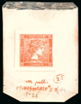 Stamp of Sperati Austria – 1851-56 Newspaper Stamps “Mercure” twenty-nine production items