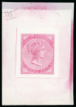 Stamp of Sperati Canada, Vancouver Island – 1865 5c a fine group of twelve items, comprising nine glass clichés