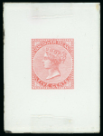 Stamp of Sperati Canada, Vancouver Island – 1865 5c a fine group of twelve items, comprising nine glass clichés