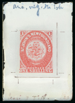 Stamp of Canada » Newfoundland Canada, Newfoundland – 1857 4d, 8d, 1s sixteen items,