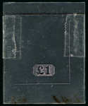 Stamp of Sperati Australian States, Tasmania – 1892 £1, a spectacular group of sixteen production