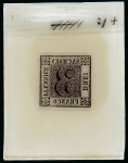 Stamp of German States » Saxony German States, Saxony – 1850 3pf, small group of four items,