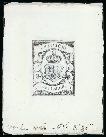 Stamp of Sperati German States, Oldenburg – 1855-61 issues, fourteen components