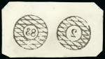 Stamp of German States » Saxony German States, Saxony – 1850 3pf, group of thirteen objects