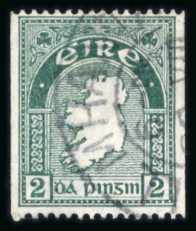 Stamp of Ireland » Definitives 1922 SE 2d pearl-green, experimental coil, perf. 15