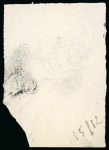 Stamp of Sperati Canada, Vancouver Island – 1865 5c, an exceptional group of twenty-two production items for the stamp and cancellations, comprising seven glass support clichés in a range of colours, black, gray, green, brown and two bla