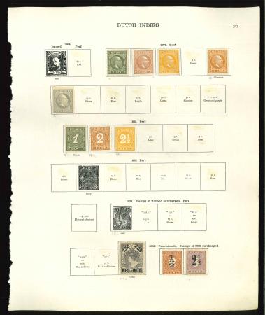 Stamp of Large Lots and Collections Netherlands West Indies: with 1905 1g and 2 1/2g, 1908