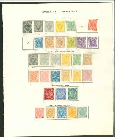 Stamp of Bosnia and Herzegovina Bosnia: 1879-1918 with the early 'Arms' and 1906 issues,