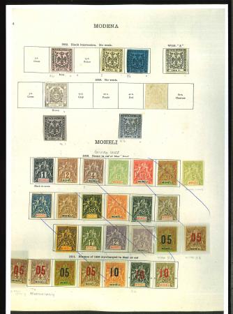 Stamp of Large Lots and Collections Italian States: small ranges (mostly on cards) from