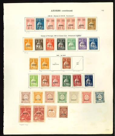 Stamp of Large Lots and Collections Portuguese Colonies: substantial ranges, Azores including