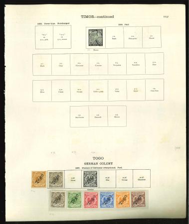 Stamp of Large Lots and Collections German Colonies: useful ranges from China, East Africa