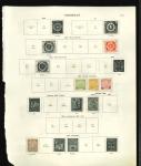 Stamp of Large Lots and Collections Uruguay: with 1895 to 3p (both) and a superb range