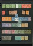 Stamp of Great Britain » Collections 1912-24 Royal Cypher mint range from 1/2d to 1s arranged as per S.G. Concise