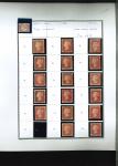 Stamp of Great Britain » Collections 1864-79 1d red plates complete from 71 to 224 mint on pages