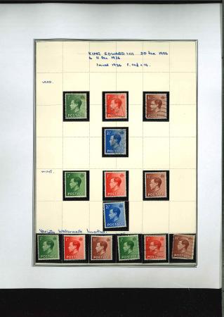 Stamp of Great Britain » Collections 1936-52 Collection on pages in album