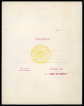 Stamp of Sperati Jean de Sperati production of seven different stamps, mounted in approval booklet