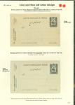 Stamp of Persia » Postal Stationery 1913-14 2ch green Coat of Arms postcard proofs, two cards printed in black