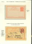 Stamp of Persia » Postal Stationery 1896-1910 5ch + 5ch red, message and response card (PC18)