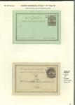 Stamp of Persia » Postal Stationery 1902-03 2ch brown provisoire 1319 issue (PC15B) and 2ch + 2ch brown on green
