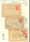 Stamp of Persia » Postal Stationery 1899-1902, five pages with fourteen postcards, 5ch red with arabesque control