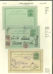 Stamp of Persia » Postal Stationery 1892 2ch green and 4ch red, fourteen post cards mounted on six pages,